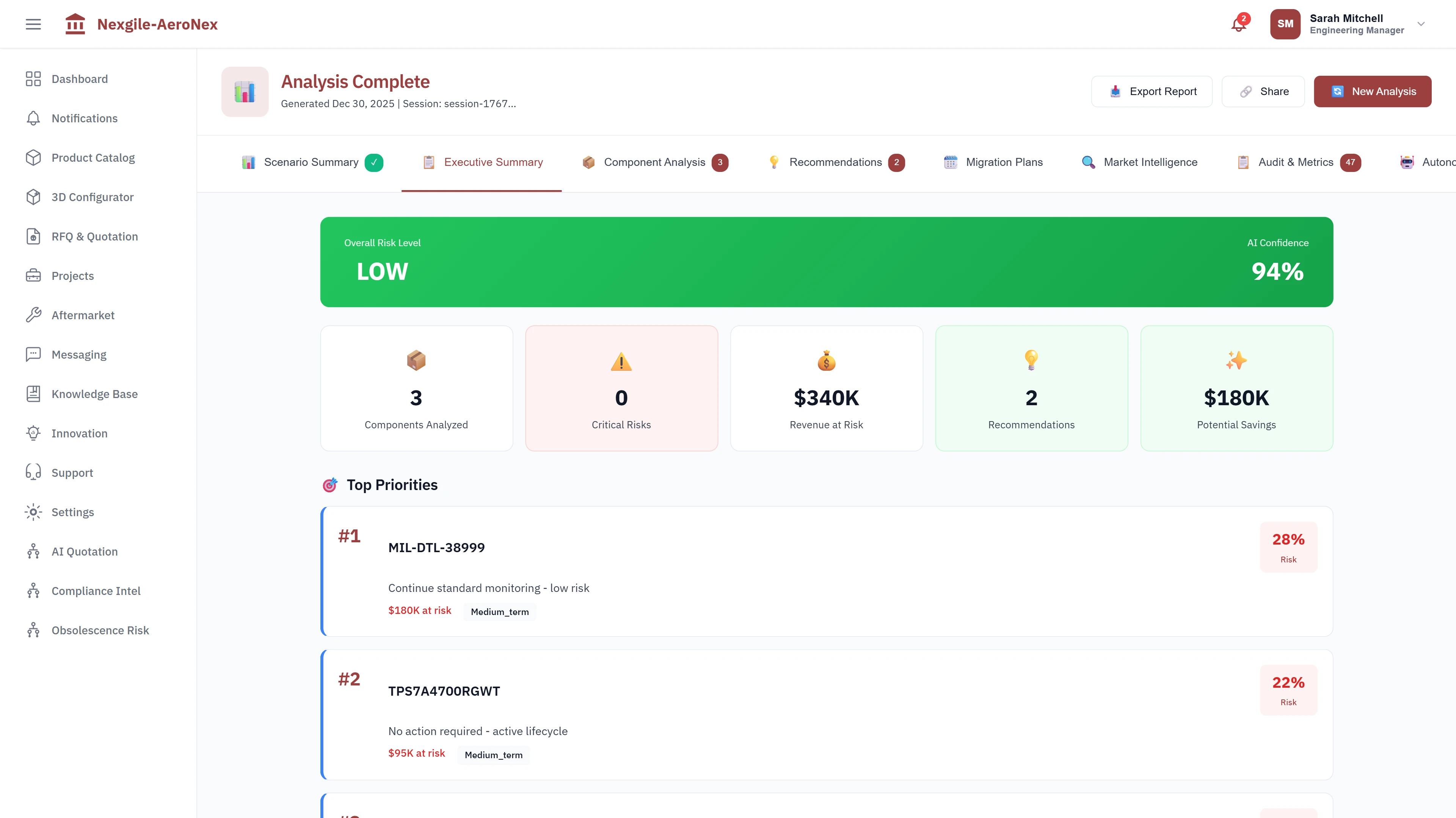 Migration Roadmap - Alternative components and transition planning recommendations
