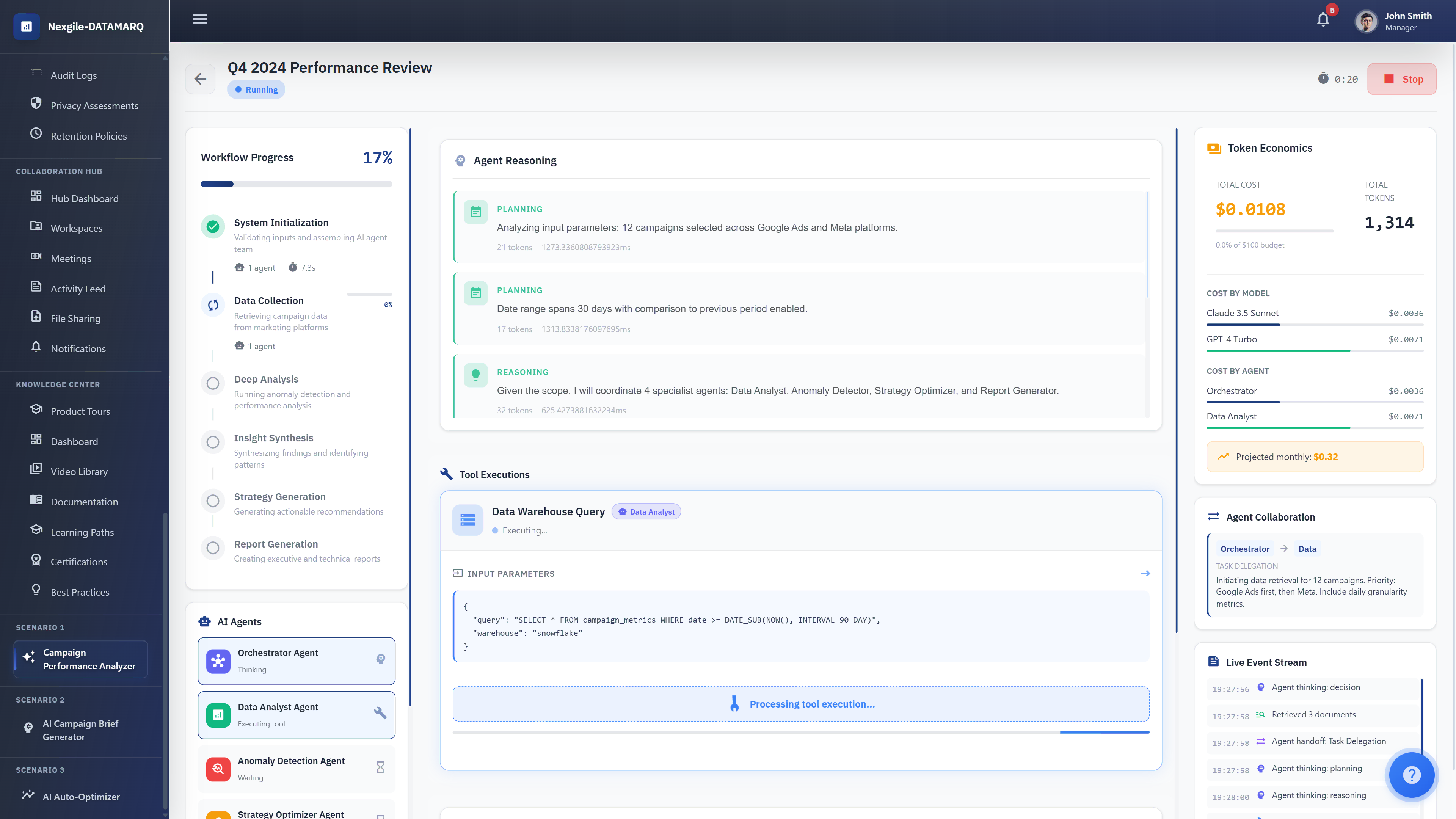 Campaign Diagnostics - Mission Control