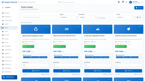 Nexgile-MateriIQ Hub - Orders Catalog