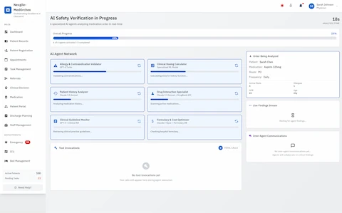 AI Safety Verification in Progress - 6 Specialized Agents Analyzing in Real-Time