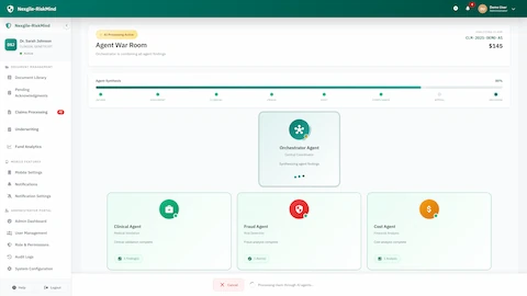 Claims Risk Assessment - Document analysis and clinical validation
