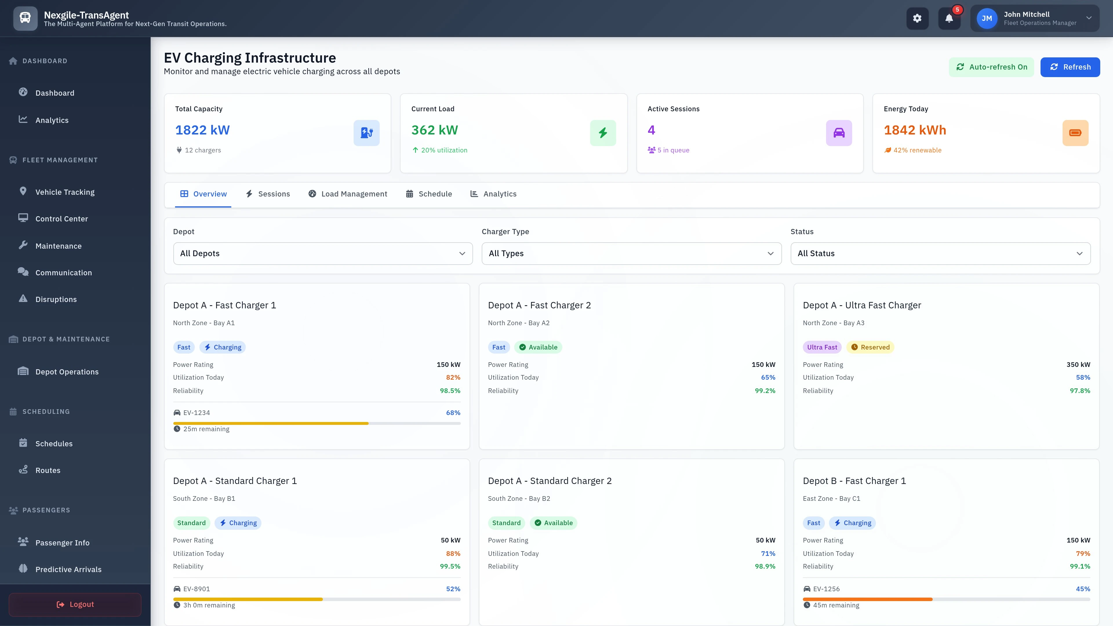 Depot Maintenance - Charging Infrastructure